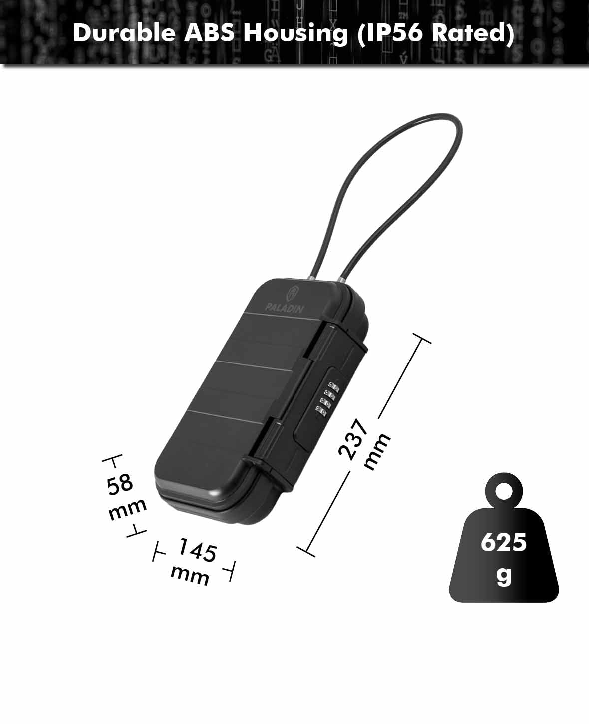 Paladin Mini Safe with Combination Lock – Travel Safe for Valuables