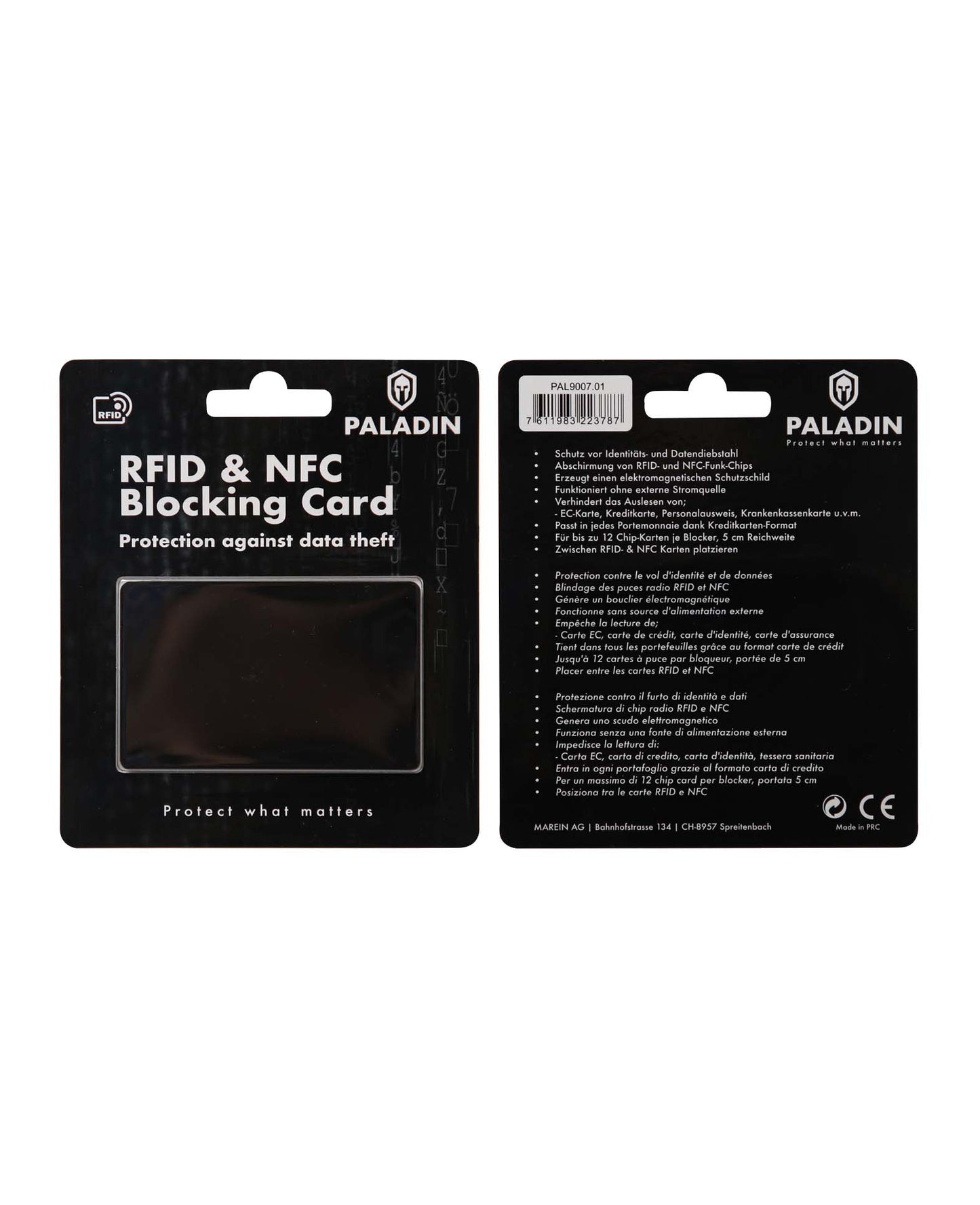 Paladin NFC/RFID Blocker Card