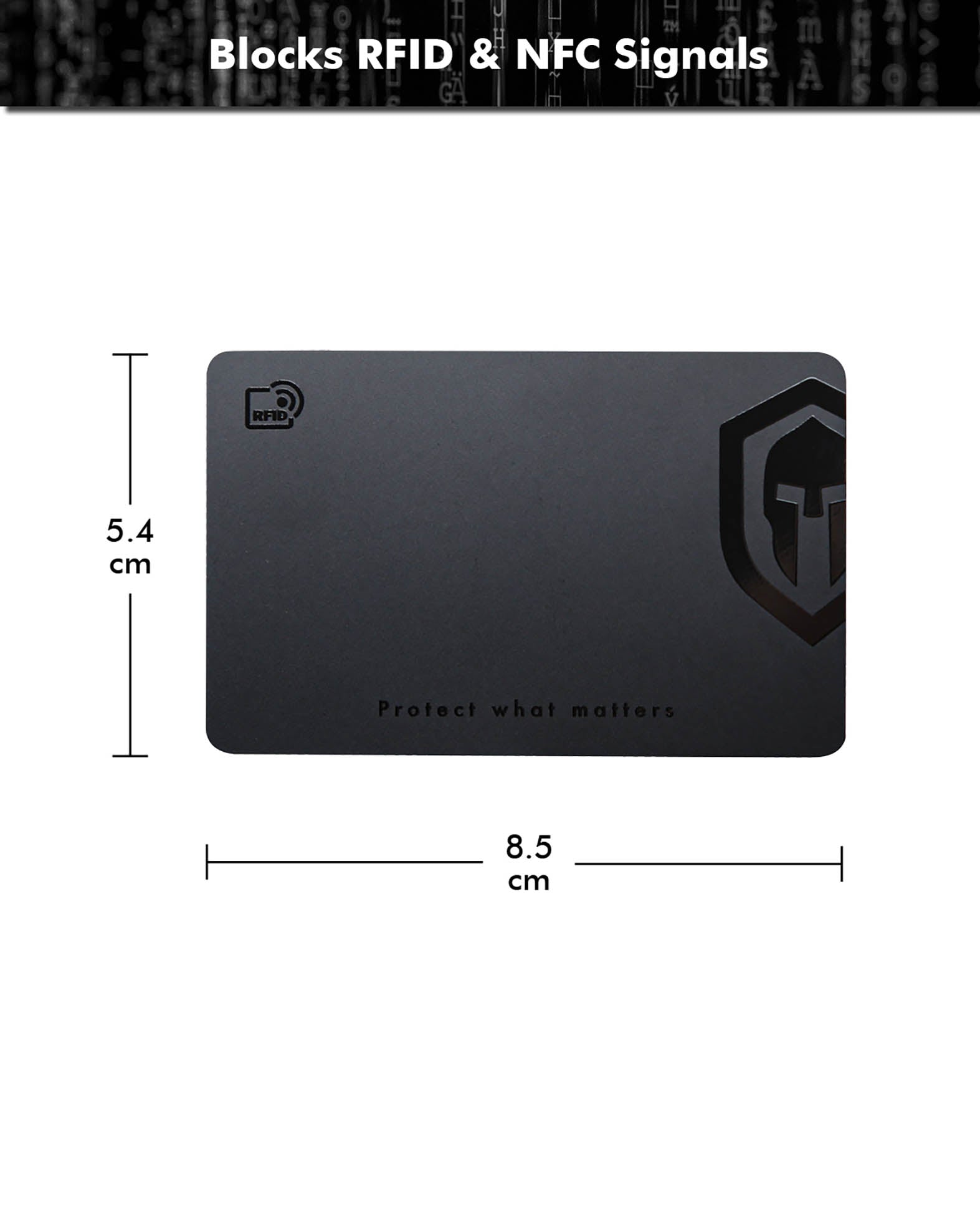 Paladin NFC/RFID Blocker Card, protection against data theft