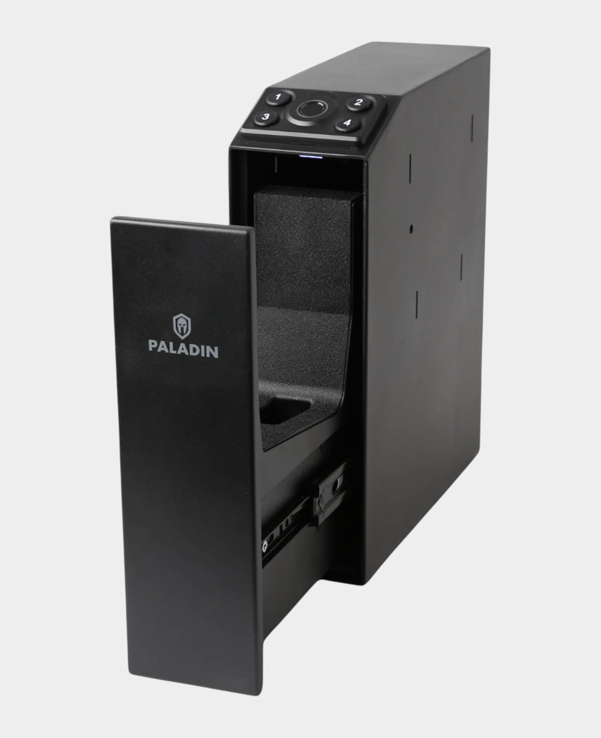 Paladin Slider Fingerprint Scanner, black, automatic, one-handed quick access, 25.6x9x30cm