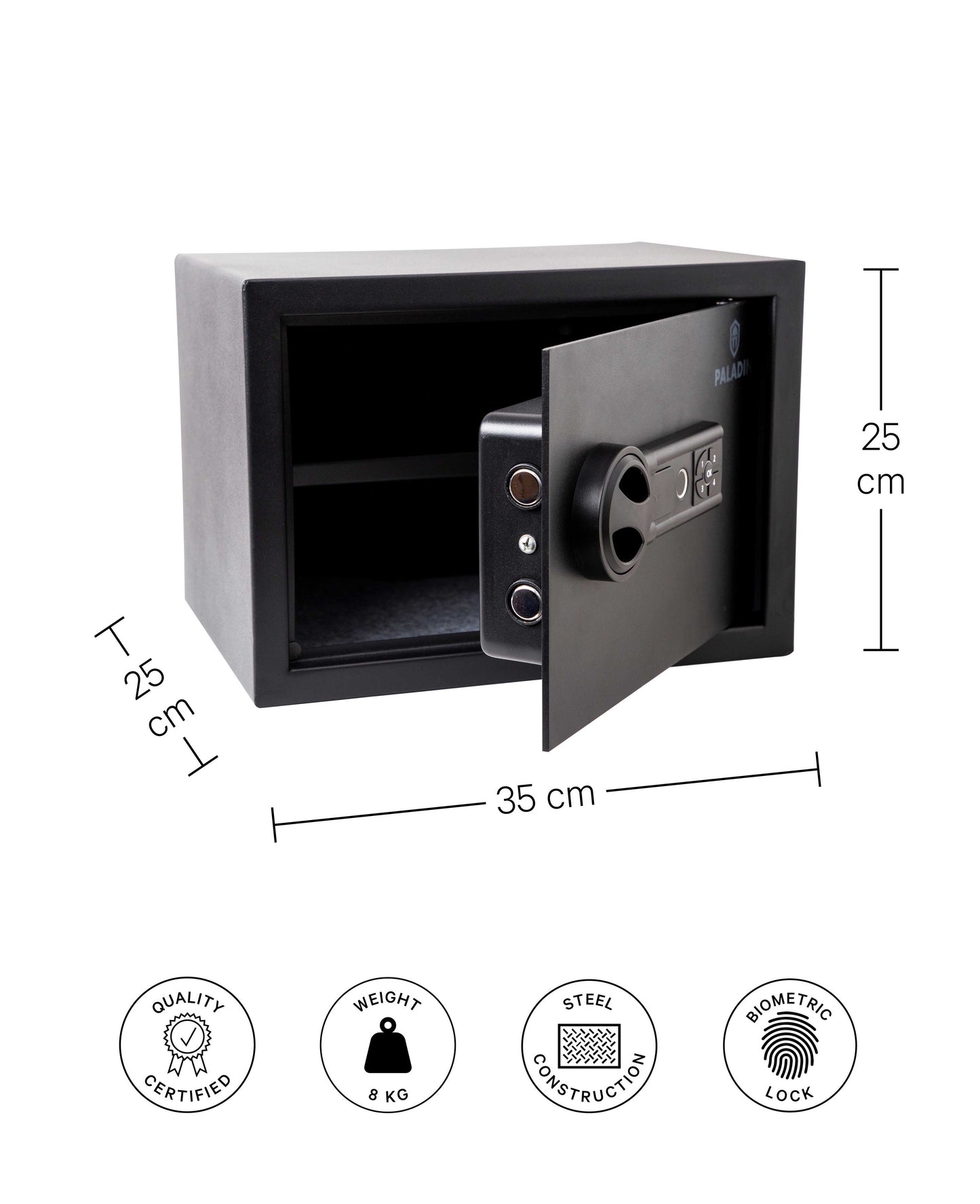 Paladin Möbeltresor mit Fingerabdruckscanner