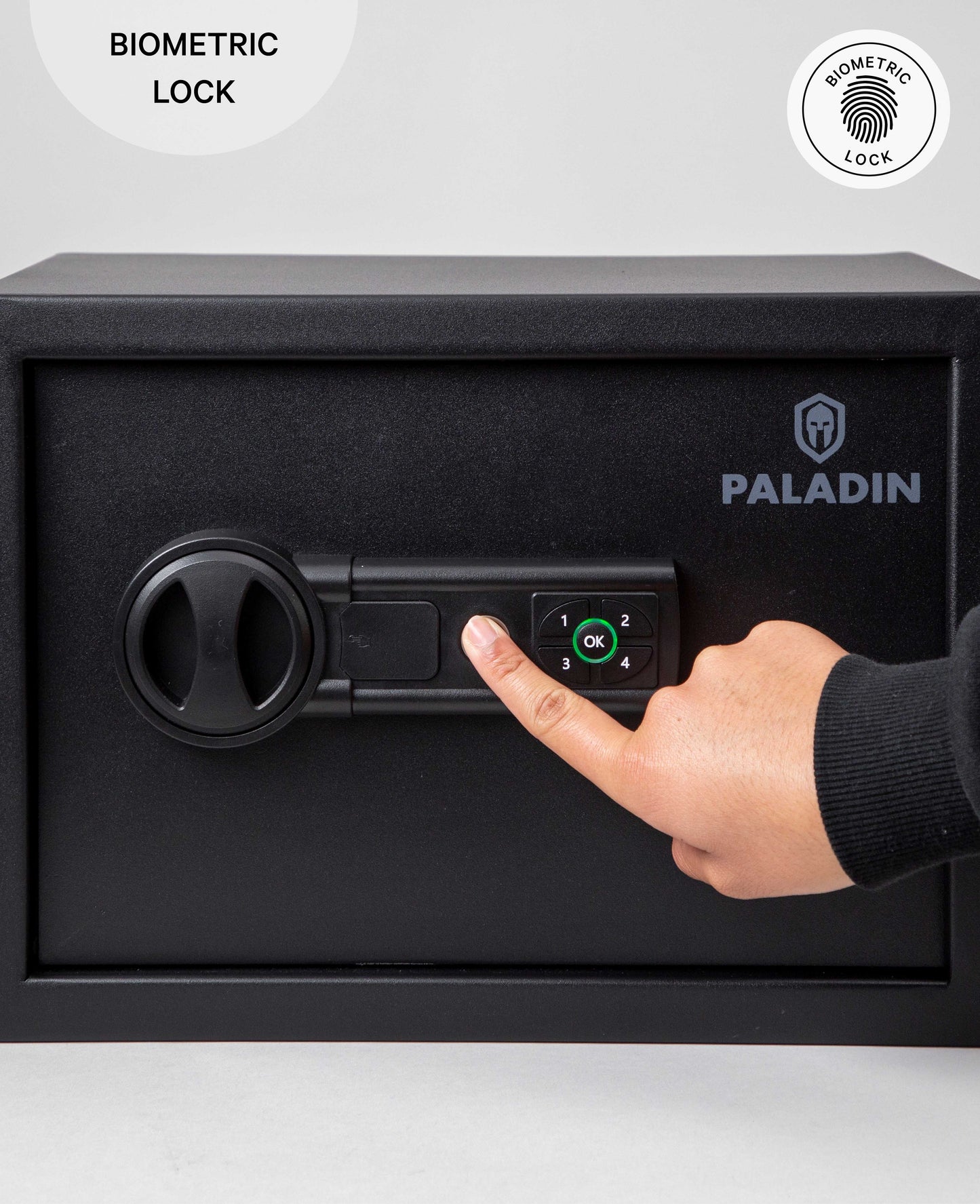 Paladin Möbeltresor mit Fingerabdruckscanner