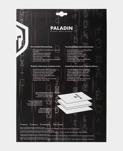 Paladin feuerbeständige Dokumententasche