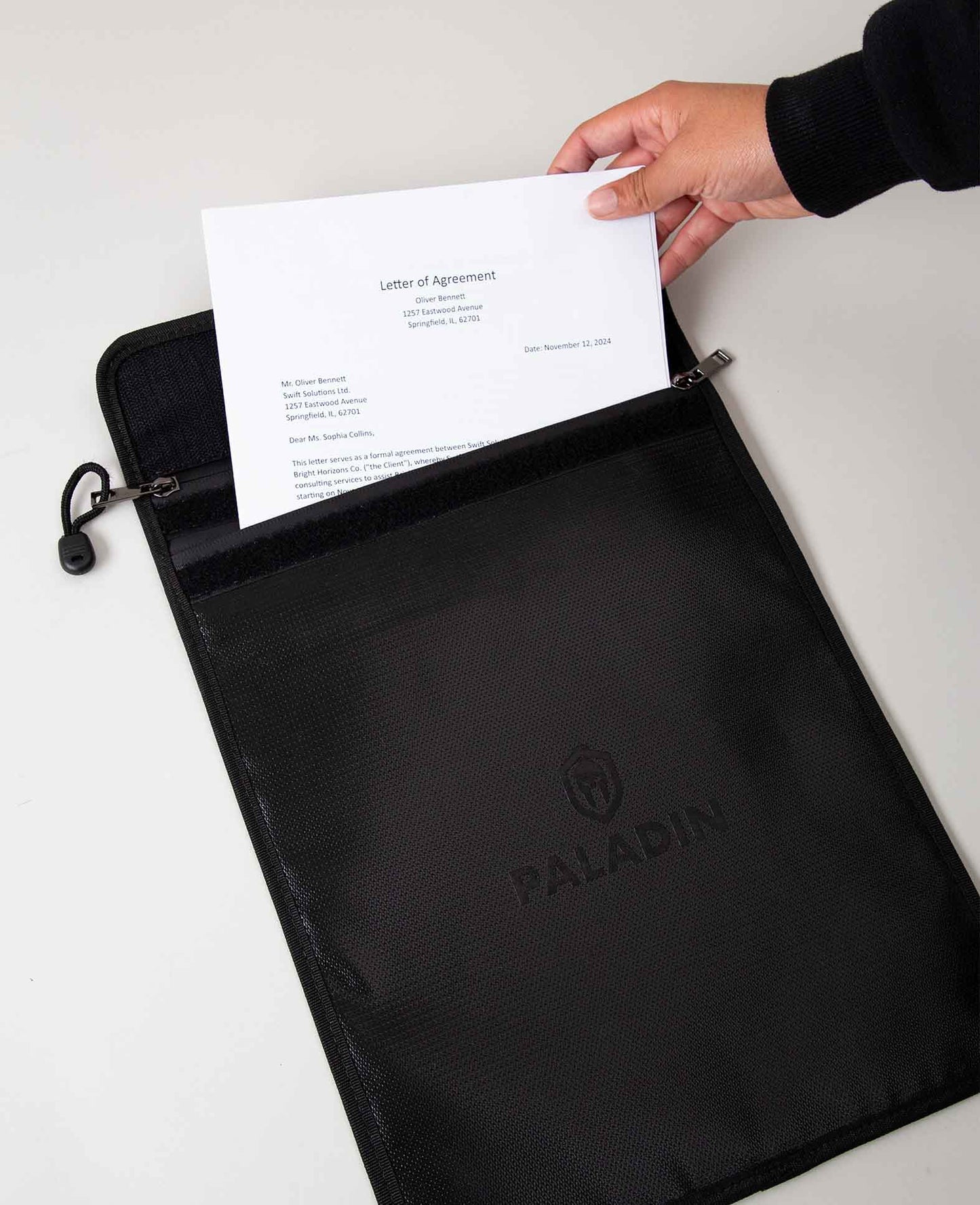 Paladin feuerbeständige Dokumententasche