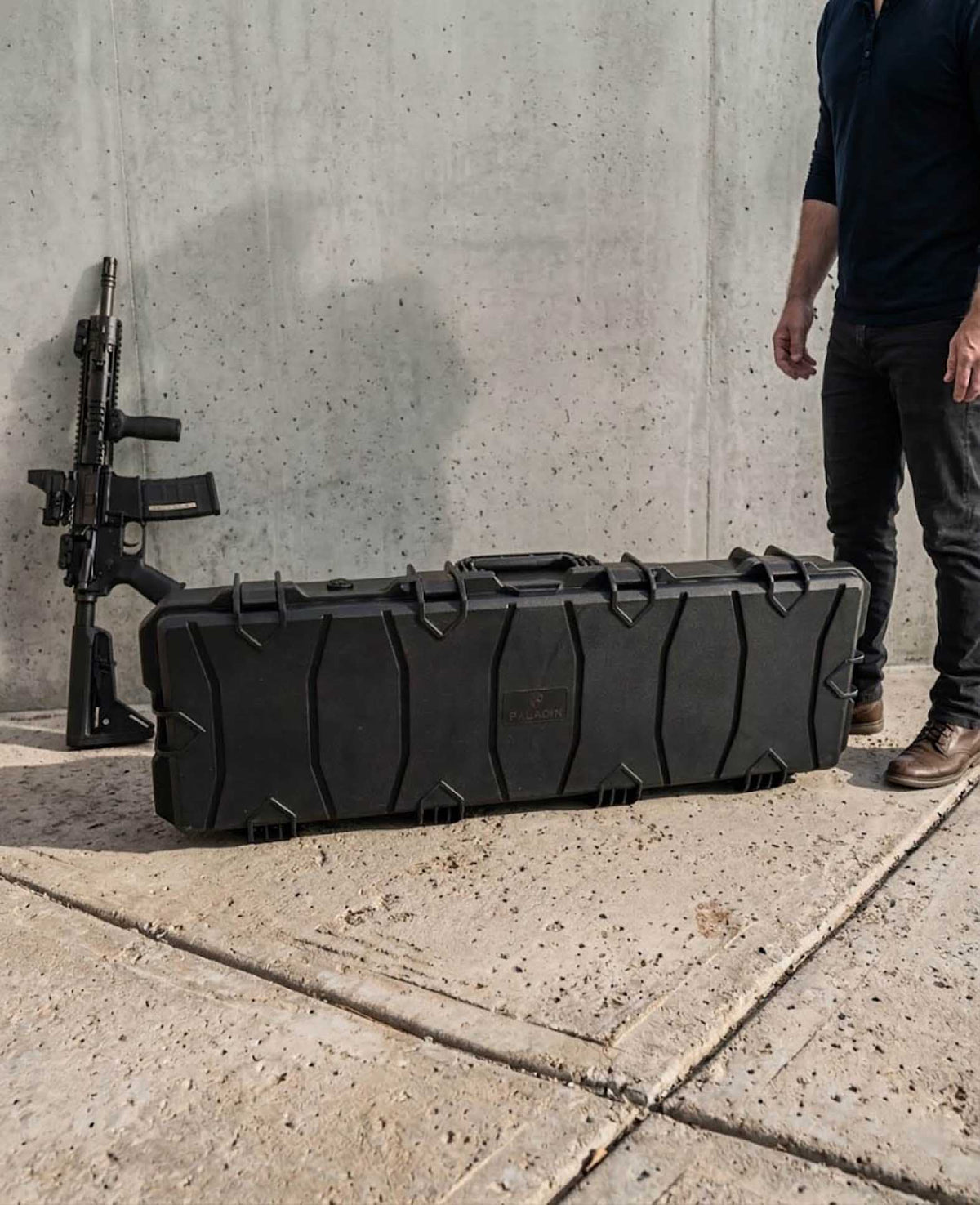 Paladin Rifle Case Weapon Case, black, 100 x 36.6 x 15.5 cm