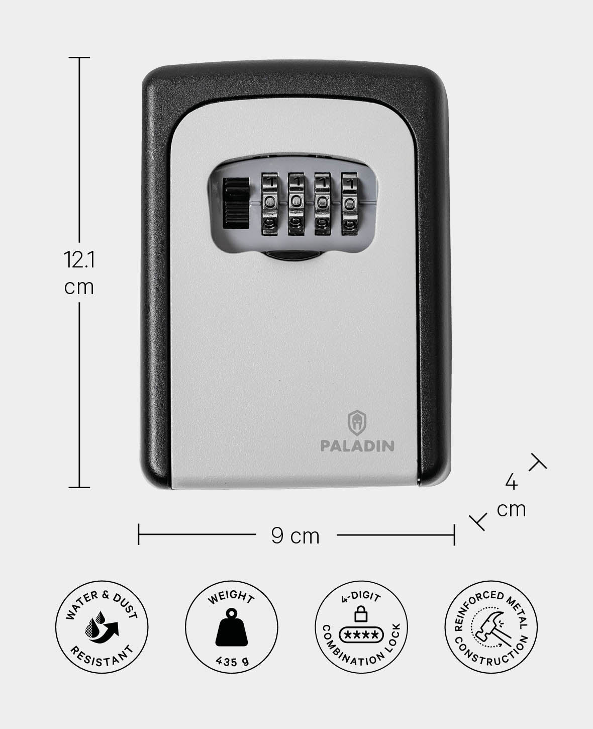 Paladin Schlüsselsafe zur Wandmontage