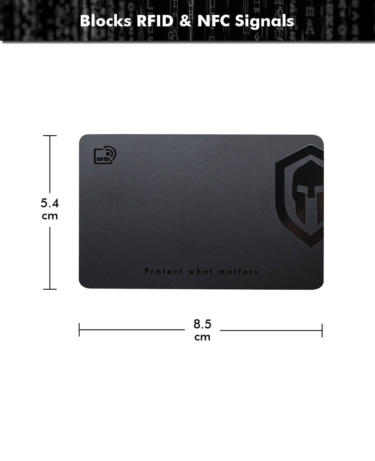 Paladin NFC/RFID Blocker Card, protection against data theft