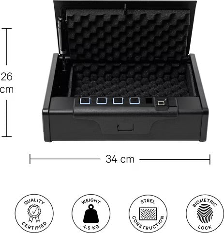 MK2 - Paladin Biometrischer Fingerabdruck Safe